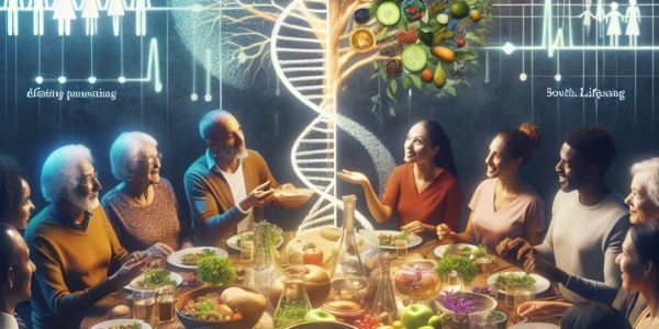 Table of people considering diet vs genes for healthspan.