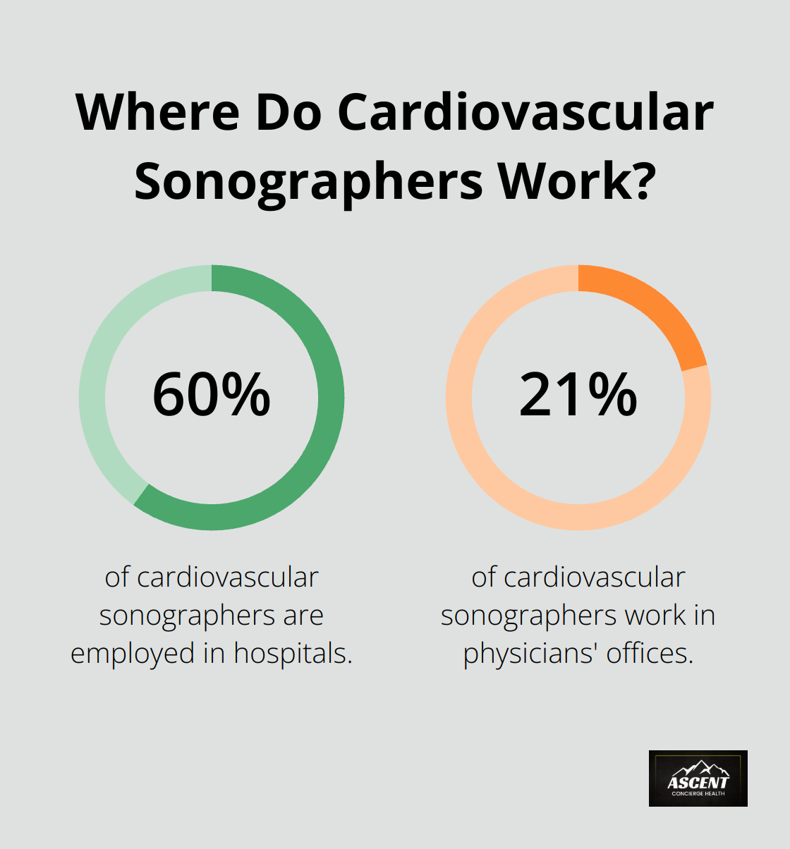 Infographic: Where Do Cardiovascular Sonographers Work?